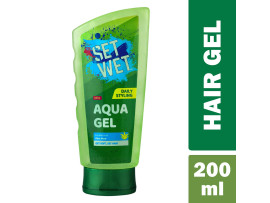 Set Wet Aqua Hair Gel, Enriched With Aloe Vera - 200 ml